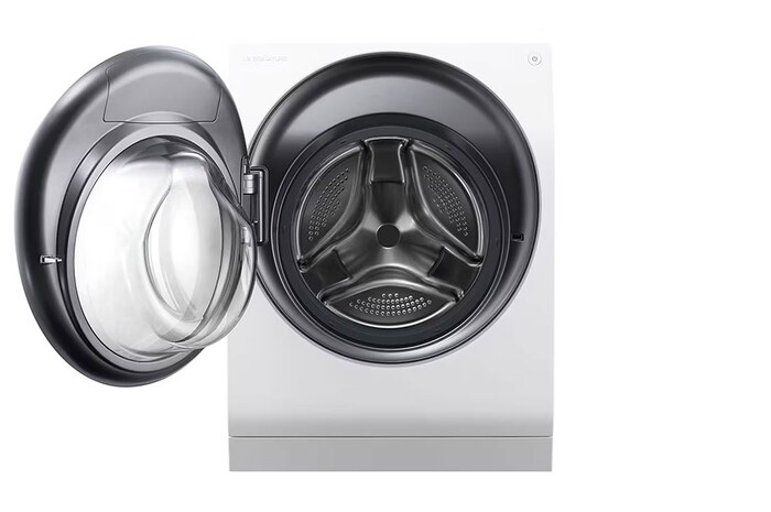 LG Lave-linge séchant LG SIGNATURE avec 1.600 t/min. | 12 kg | 7 kg de séchage | Efficacité énergétique A | Steam | Inverter DirectDrive®️, LSWD100X