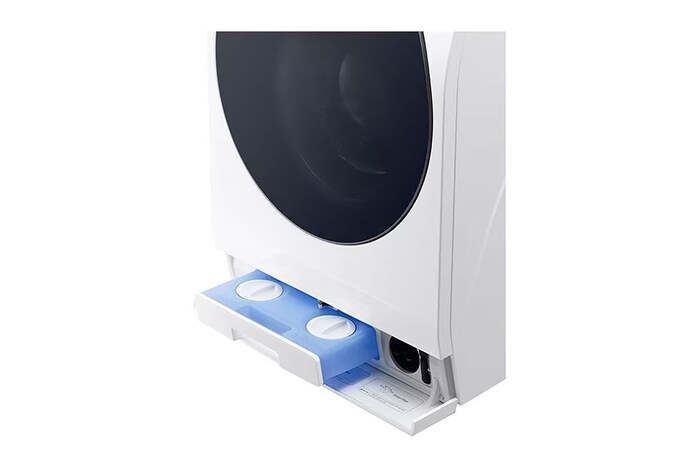 LG Lave-linge séchant LG SIGNATURE avec 1.600 t/min. | 12 kg | 7 kg de séchage | Efficacité énergétique A | Steam | Inverter DirectDrive®️, LSWD100X