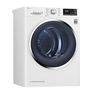LG Sécheur avec technologie de pompe à chaleur Dual Inverter et condenseur autonettoyant jusqu'à 8 kg de capacité, RT8DIH2