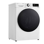 LG Sèche-linge avec technologie de pompe à chaleur Dual Inverter & porte vitrée de sécurité | Condenseur autonettoyant automatique | Capacité de 9 kg | Fonction Wi-Fi | Classe d'efficacité énergétique A+++ | RT90V9W, RT90V9W