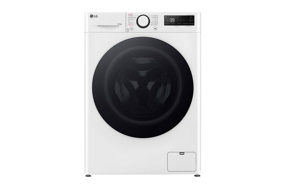 LG Lave-linge séchant avec AI DD® | 9 kg de lavage | 5 kg de séchage | 1.200 tr/min. | Steam | TurboWash® | Nouveau tambour bien-être | Fonction Wi-Fi, V5WD95SLIM