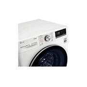 LG Lave-linge séchant avec AI DD® | 10,5 kg de linge | 7 kg de séchage | 1400 tr/min | Steam | TurboWash™ 360° | Fonction Wi-Fi, V7WD107H2E