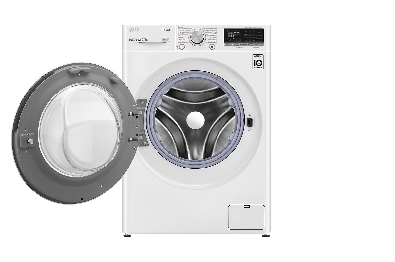 LG Laveuse Sécheuse | 1400 tr/min | 9 kg de lavage/ 5 kg de séchage | AI DD® | Steam, VT4WD950