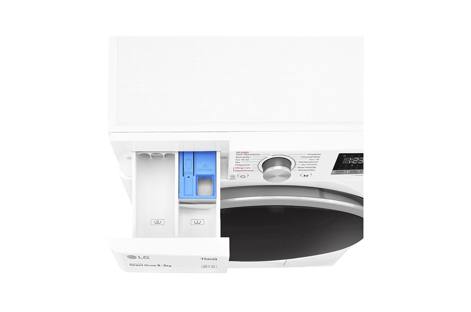 LG Laveuse Sécheuse | 1400 tr/min | 9 kg de lavage/ 5 kg de séchage | AI DD® | Steam, VT4WD950