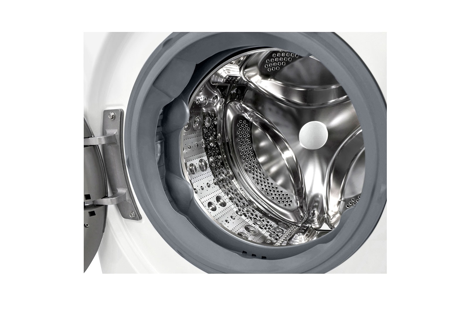 LG Lave-linge/sèche-linge avec 1.400 tpm. | Classe d'efficacité énergétique D/A | 9 kg lavage | 6 kg séchage | Blanc avec anneau hublot noir | W4WR7096Y, W4WR7096Y
