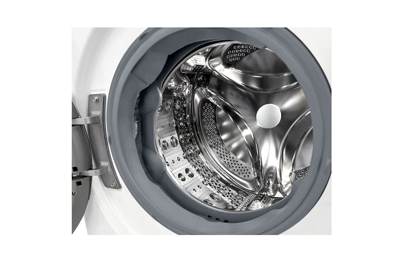 LG Lave-linge/sèche-linge avec 1.400 tpm. | Classe d'efficacité énergétique D/A | 9 kg lavage | 6 kg séchage | Blanc avec anneau hublot noir | W4WR7096Y, W4WR7096Y