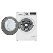 LG Lave-linge/sèche-linge avec 1.400 tpm. | Classe d'efficacité énergétique D/A | 9 kg lavage | 6 kg séchage | Blanc avec anneau hublot noir | W4WR7096Y, W4WR7096Y