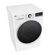 LG Lave-linge/sèche-linge avec 1.400 tpm. | Classe d'efficacité énergétique D/A | 9 kg lavage | 6 kg séchage | Blanc avec anneau hublot noir | W4WR7096Y, W4WR7096Y