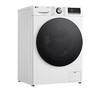 LG Lave-linge/sèche-linge avec 1.400 tpm. | Classe d'efficacité énergétique D/A | 9 kg lavage | 6 kg séchage | Blanc avec anneau hublot noir | W4WR7096Y, W4WR7096Y
