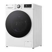 LG Lave-linge/sèche-linge avec 1.400 tpm. | Classe d'efficacité énergétique D/A | 9 kg lavage | 6 kg séchage | Blanc avec anneau hublot noir | W4WR7096Y, W4WR7096Y