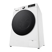 LG Lave-linge/sèche-linge avec 1.400 tpm. | Classe d'efficacité énergétique D/A | 9 kg lavage | 6 kg séchage | Blanc avec anneau hublot noir | W4WR7096Y, W4WR7096Y