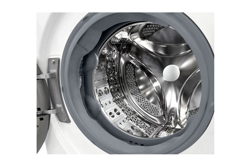 LG Lave-linge séchant 1.400 rpm. | Classe d'efficacité énergétique D/A | 11 kg lavage | 6 kg séchage | Blanc avec anneau hublot noir | W4WR70E6Y, W4WR70E6Y