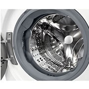 LG Lave-linge séchant 1.400 rpm. | Classe d'efficacité énergétique D/A | 11 kg lavage | 6 kg séchage | Blanc avec anneau hublot noir | W4WR70E6Y, W4WR70E6Y