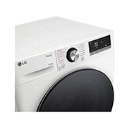 LG Lave-linge séchant 1.400 rpm. | Classe d'efficacité énergétique D/A | 11 kg lavage | 6 kg séchage | Blanc avec anneau hublot noir | W4WR70E6Y, W4WR70E6Y