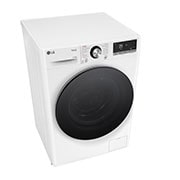 LG Lave-linge séchant 1.400 rpm. | Classe d'efficacité énergétique D/A | 11 kg lavage | 6 kg séchage | Blanc avec anneau hublot noir | W4WR70E6Y, W4WR70E6Y