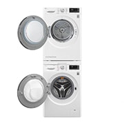 LG Connecteur lave-linge/sèche-linge blanc avec étagère extractible - DSTWH, DSTWH
