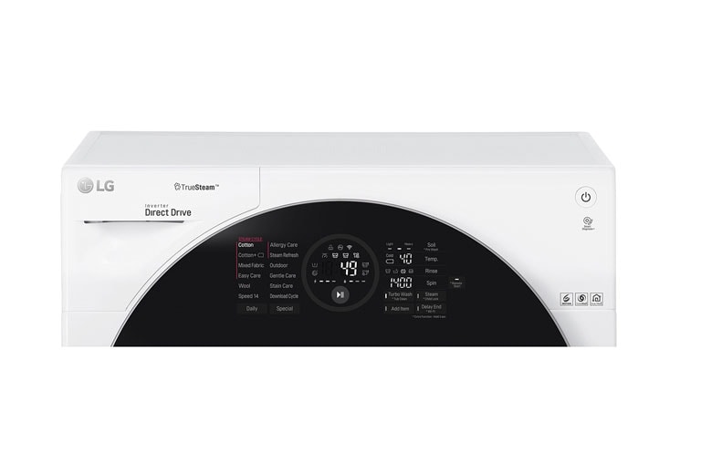 LG Lave-linge principal 10KG | TrueSteam™ | TurboWash™ | Wi-Fi | Smart Diagnosis™ | Moteur Direct Drive™ garanti 10 ans, F14WM10GT
