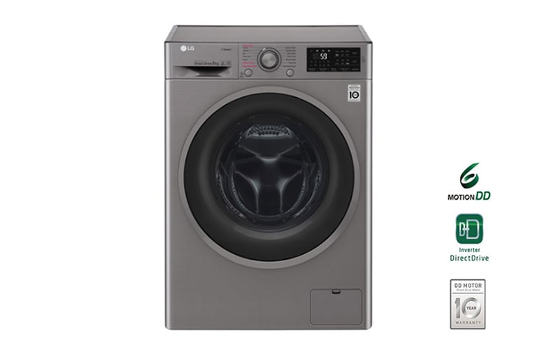 Vue avant de Lave-Linge 8 KG, Fonction Tag On NFC, Inverter Direct Drive™, Smart Diagnosis™ F14WM8TN4