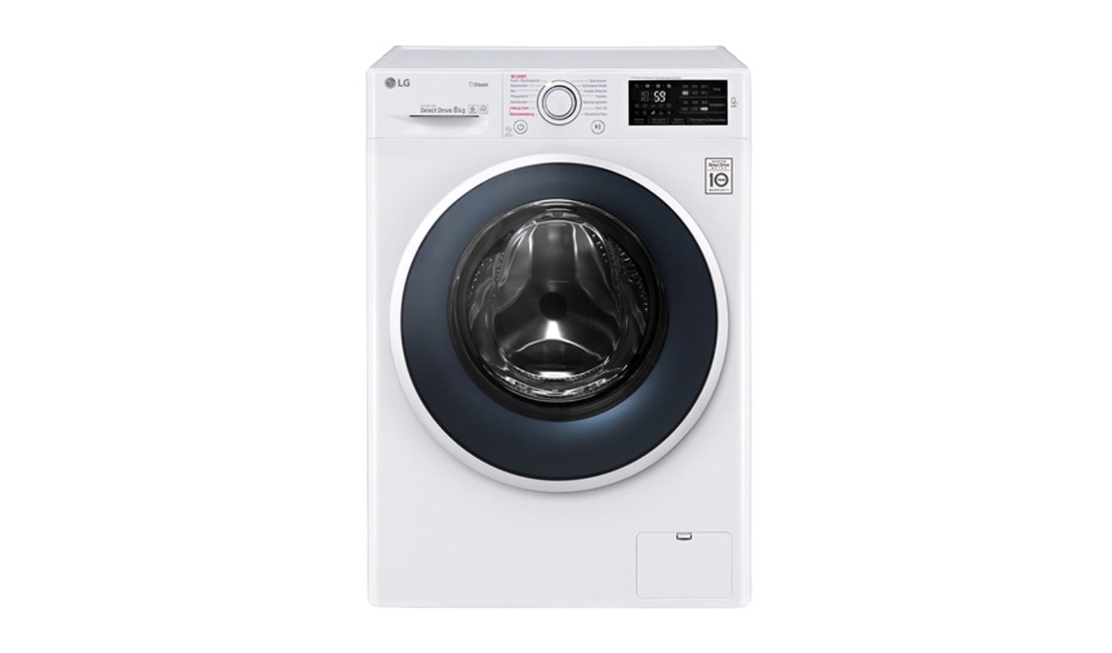 Vue avant de Lave-linge 8 KG, 6 Motion Direct Drive™, SPA Steam, Smart Diagnosis™, Moteur Direct Drive™ garanti 10 ans F14WM8TS1