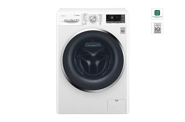 Vue avant de Lave-Linge 9 KG, Smart Diagnosis™, TurboWash™, Steam™ F14WM9TS2