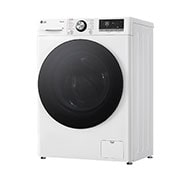 LG Lave-linge d'une capacité de 9 kg | Slim Fit | Efficacité énergétique A | 1200 tr/min. | Blanc avec anneau hublot noir | F2V7SLIM9, F2V7SLIM9