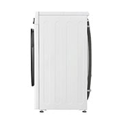 LG Lave-linge d'une capacité de 9 kg | Slim Fit | Efficacité énergétique A | 1200 tr/min. | Blanc avec anneau hublot noir | F2V7SLIM9, F2V7SLIM9