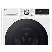 LG Lave-linge d'une capacité de 9 kg | Slim Fit | Efficacité énergétique A | 1200 tr/min. | Blanc avec anneau hublot noir | F2V7SLIM9, F2V7SLIM9