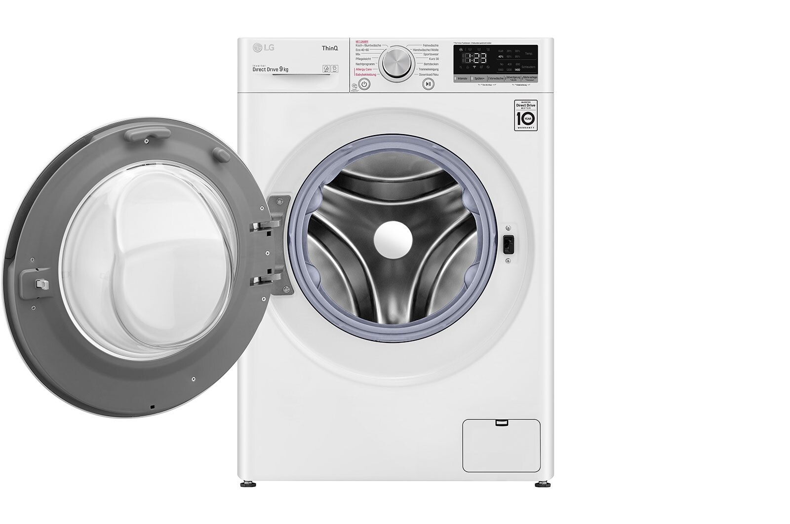 LG Lave-linge | 9kg | AI DD™ | Steam, F4VT4W9KG