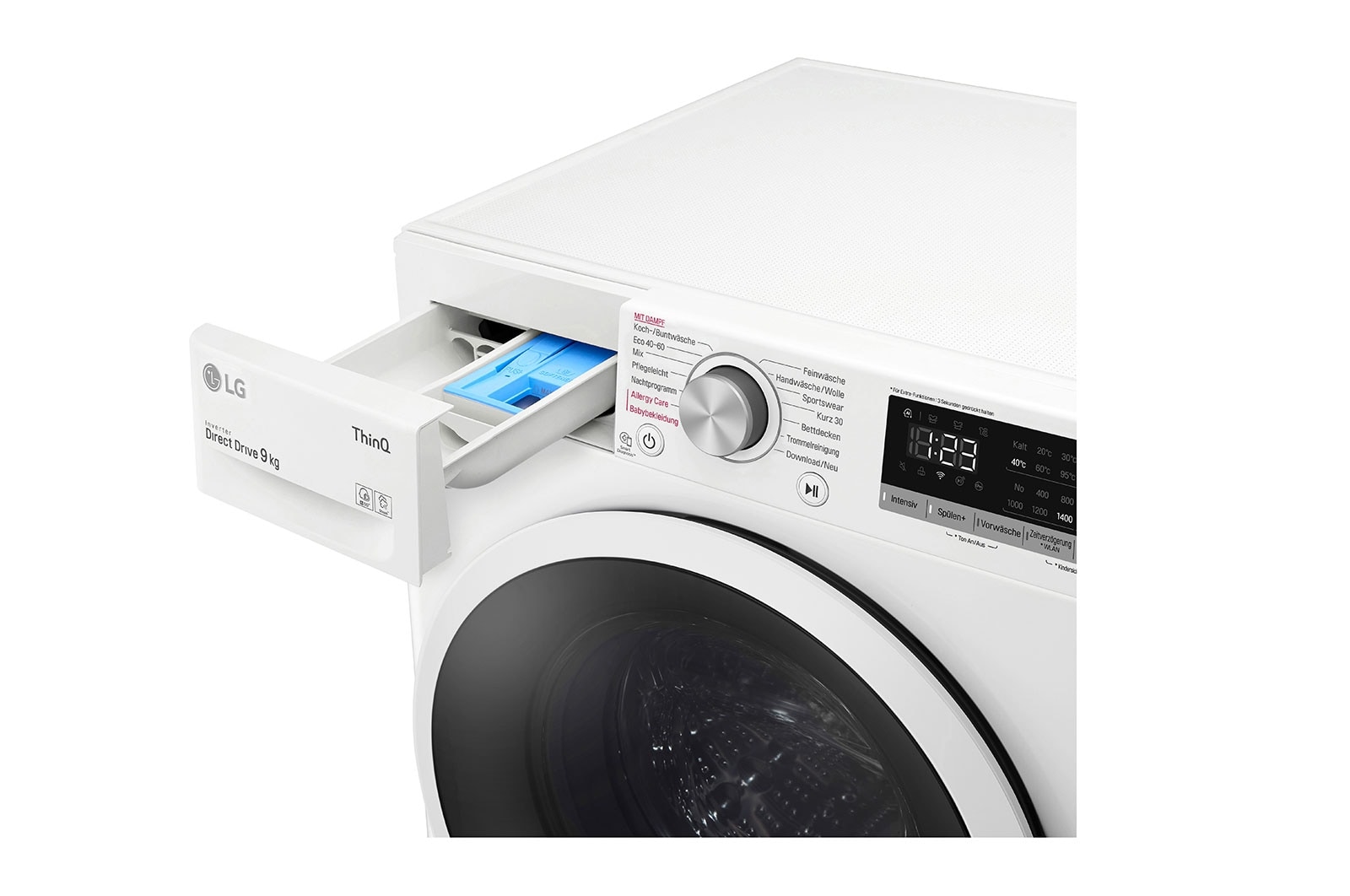 LG Lave-linge | 9kg | AI DD™ | Steam, F4VT4W9KG