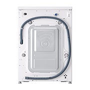LG Lave-linge Essence White (8 kg, 1 350 tours/minute, efficacité énergétique A) avec anneau hublot noir | F4WB3085, F4WB3085