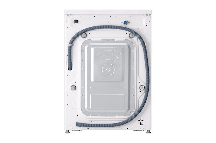 LG Lave-linge Essence White (8 kg, 1 350 tours/minute, efficacité énergétique A) avec anneau hublot noir | F4WB3085, F4WB3085