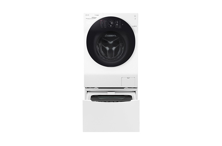 LG TWINWash™ Lave-linge principal 10KG | Mini Lave-linge 2KG | TrueSteam™ | TurboWash™ | Wi-Fi | Smart Diagnosis™ | Moteur Direct Drive™ garanti 10 ans, F4WM10TWIN