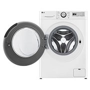 LG Lave-linge d'une capacité de 11 kg | Efficacité énergétique A | 1 400 tr/min. | Blanc avec anneau hublot noir | F4WR4911P, F4WR4911P