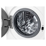 LG Lave-linge d'une capacité de 11 kg | Efficacité énergétique A | 1 400 tr/min. | Blanc avec anneau hublot noir | F4WR4911P, F4WR4911P