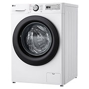 LG Lave-linge d'une capacité de 11 kg | Efficacité énergétique A | 1 400 tr/min. | Blanc avec anneau hublot noir | F4WR4911P, F4WR4911P