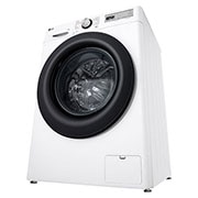 LG Lave-linge d'une capacité de 11 kg | Efficacité énergétique A | 1 400 tr/min. | Blanc avec anneau hublot noir | F4WR4911P, F4WR4911P