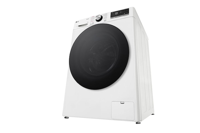 LG Lave-linge d'une capacité de 13 kg | Efficacité énergétique A | 1.360 tr/min. | Blanc avec anneau hublot noir | F4WR703Y, F4WR703Y