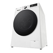 LG Lave-linge d'une capacité de 13 kg | Efficacité énergétique A | 1.360 tr/min. | Blanc avec anneau hublot noir | F4WR703Y, F4WR703Y