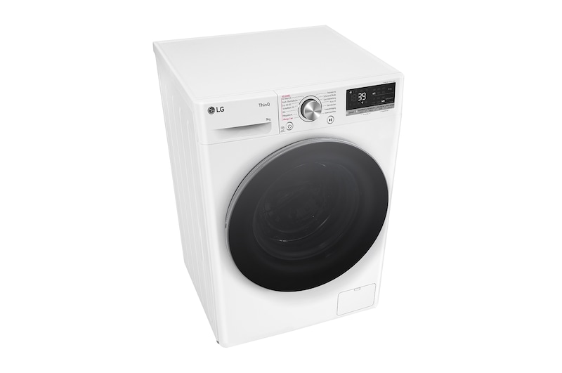 LG Lave-linge | 9 kg | Classe d'efficacité énergétique A | AI DD® | 1400 t/mn | Steam | TurboWash® 360° | F4WR7091, F4WR7091