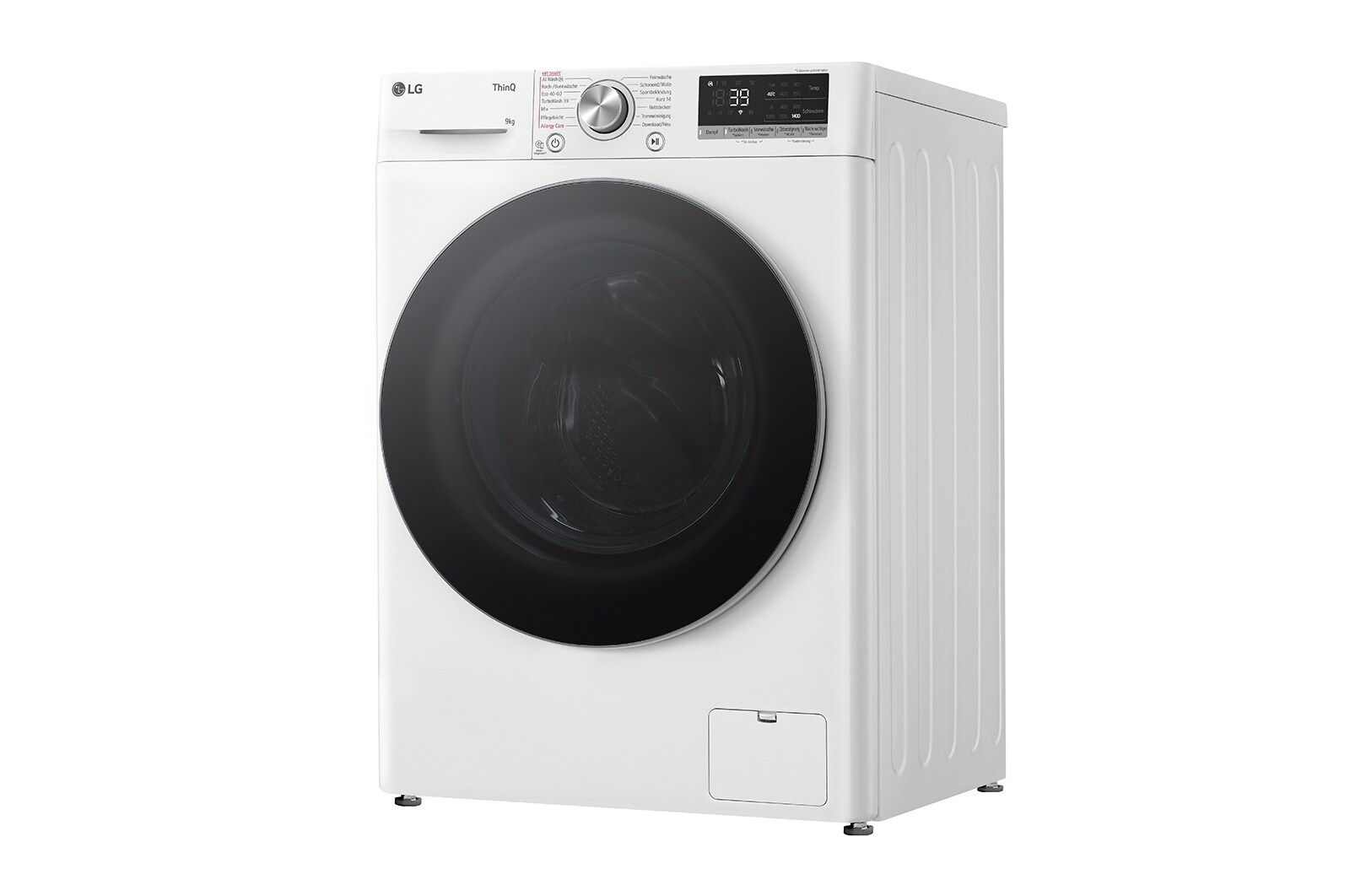 LG Lave-linge | 9 kg | Classe d'efficacité énergétique A | AI DD® | 1400 t/mn | Steam | TurboWash® 360° | F4WR7091, F4WR7091