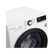 LG Lave-linge avec AI DD® | 8 kg | 1400 t/mn| Steam | 6 Motion®| Nouveau tambour bien-être, F4WV308SB