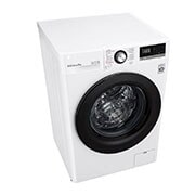 LG Lave-linge avec AI DD® | 8 kg | 1400 t/mn| Steam | 6 Motion®| Nouveau tambour bien-être, F4WV308SB