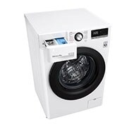 LG Lave-linge avec AI DD® | 8 kg | 1400 t/mn| Steam | 6 Motion®| Nouveau tambour bien-être, F4WV308SB