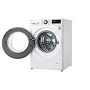 LG Lave-linge avec AI DD® | 8 kg | 1400 t/mn| Steam | 6 Motion®| Nouveau tambour bien-être, F4WV308SB