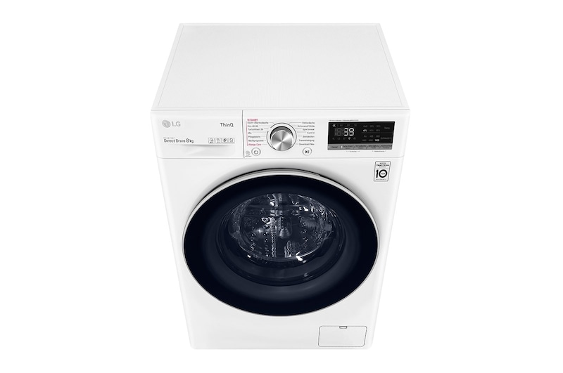 LG Lave-linge | 8kg de capacité | Classe d'efficacité énergétique A | AI DD™ | TurboWash™ 360° | F4WV708P1E, F4WV708P1E