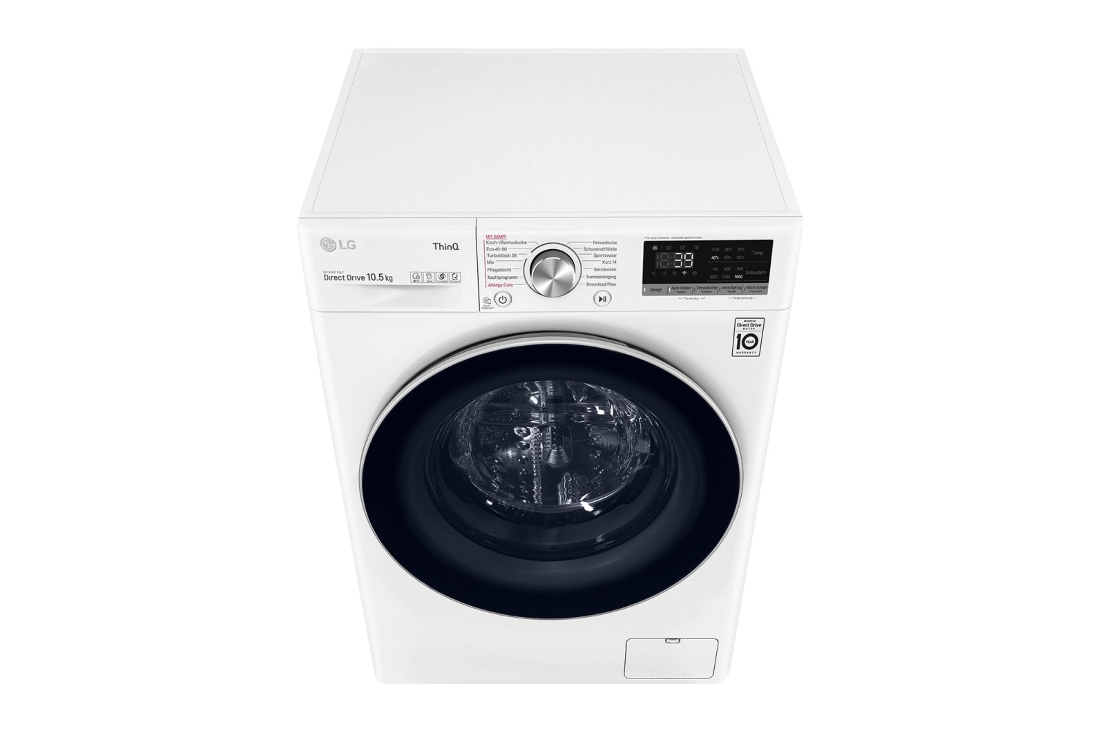 LG Lave-linge avec 10.5Kg de capacité F6WV710P1, F6WV710P1
