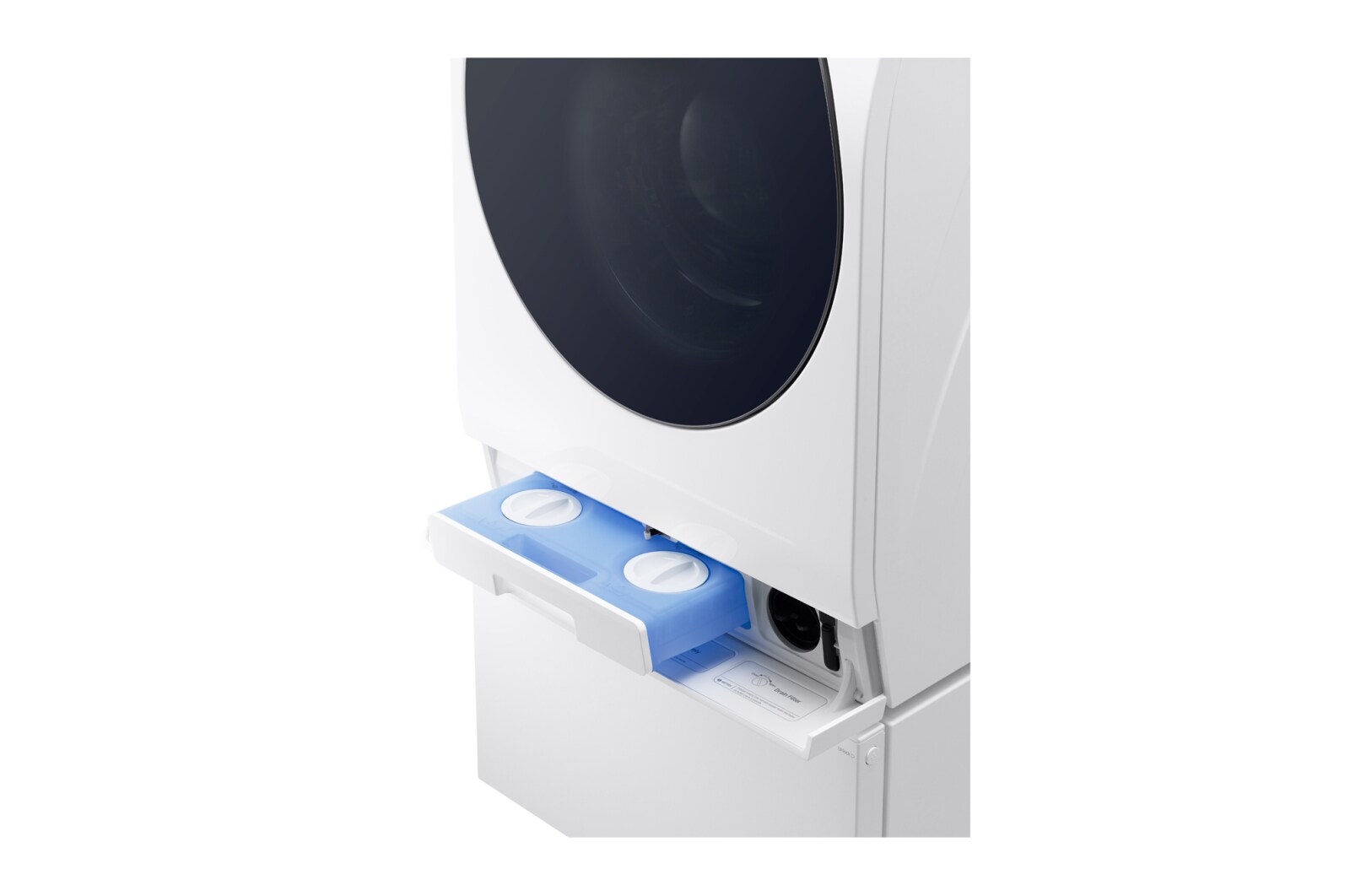 LG SIGNATURE TWINWash™ Lave-linge 12KG | Mini Wash 2KG | Centum System™ | A+++(-60%) | Moteur Direct Drive™ certifié, LSF100W