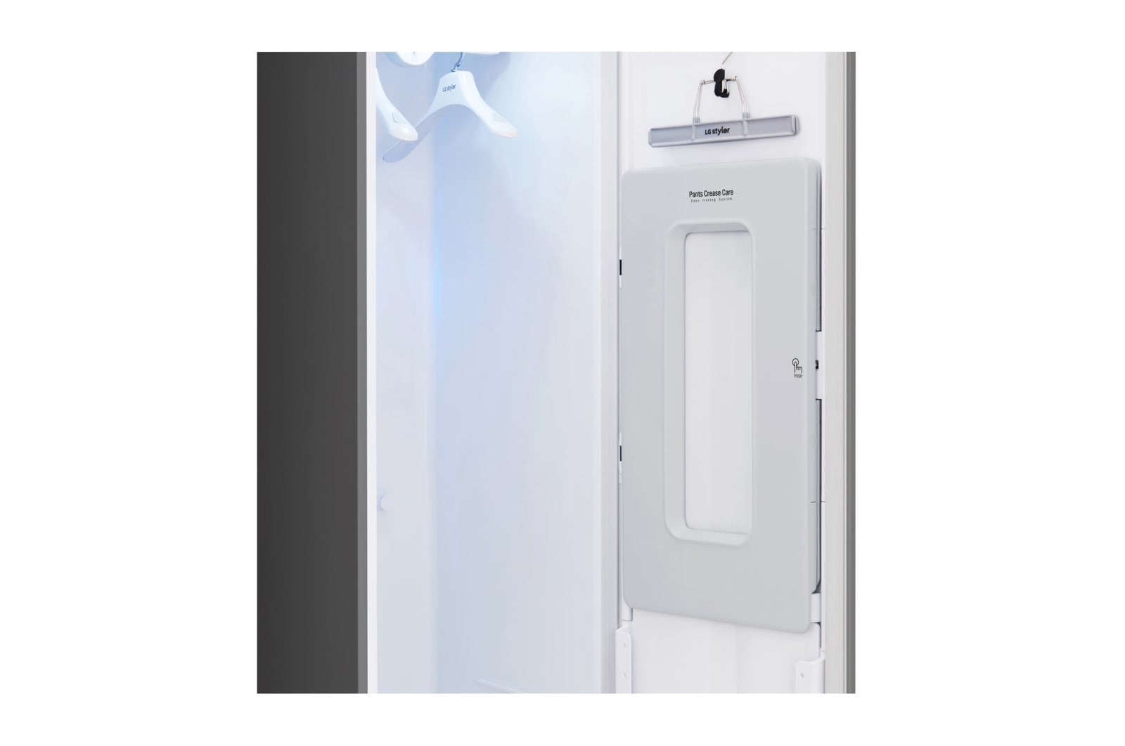 LG Styler S3MFC avec steam | capacité de 5,2 kg | 185 cm | façade miroir, S3MFC