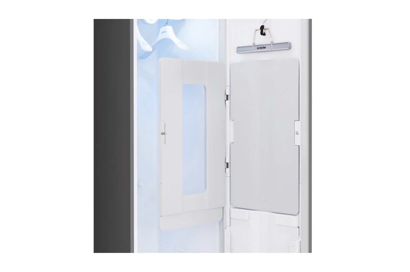 LG Styler S3MFC avec steam | capacité de 5,2 kg | 185 cm | façade miroir, S3MFC