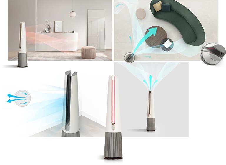 Une image du produit en action dans diverses situations.